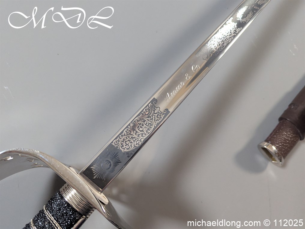 British ER 2 Royal Marines Officers Sword - Image 18