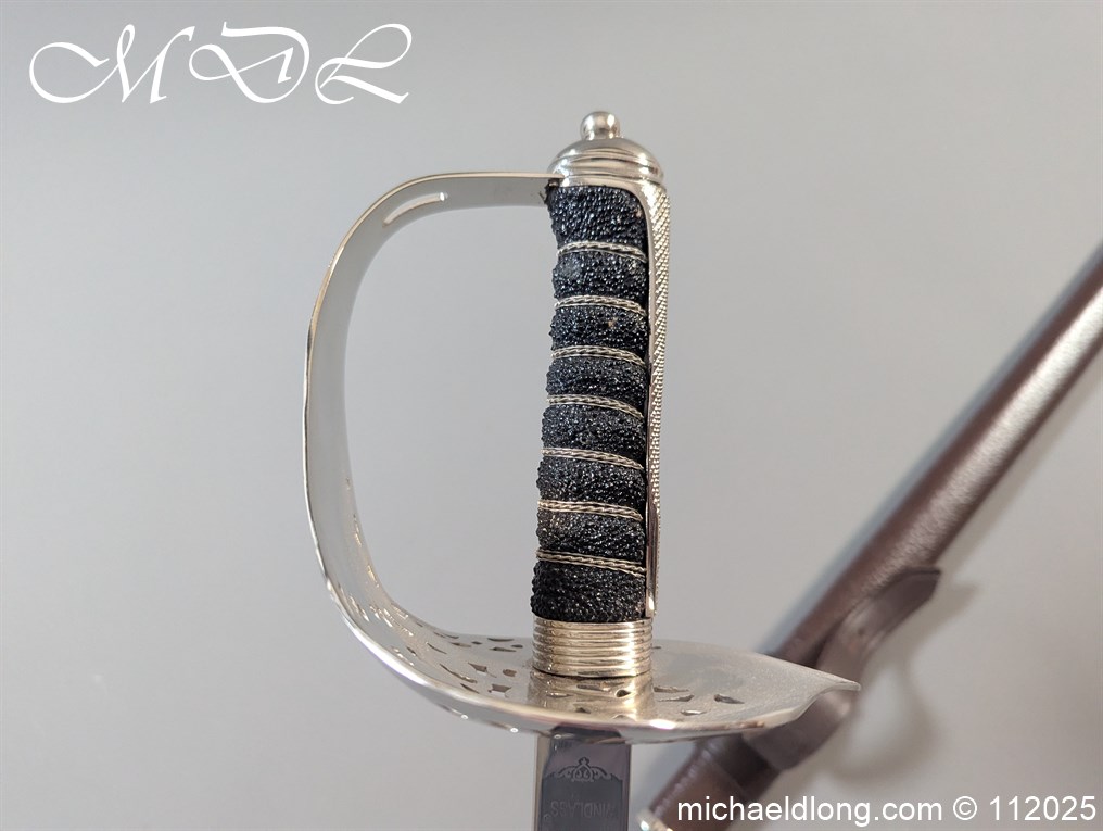 British ER 2 Royal Marines Officers Sword - Image 13