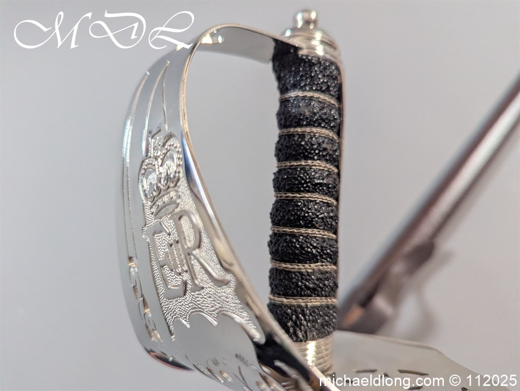 British ER 2 Royal Marines Officers Sword - Image 11