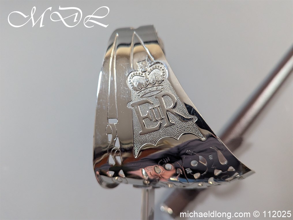 British ER 2 Royal Marines Officers Sword - Image 10