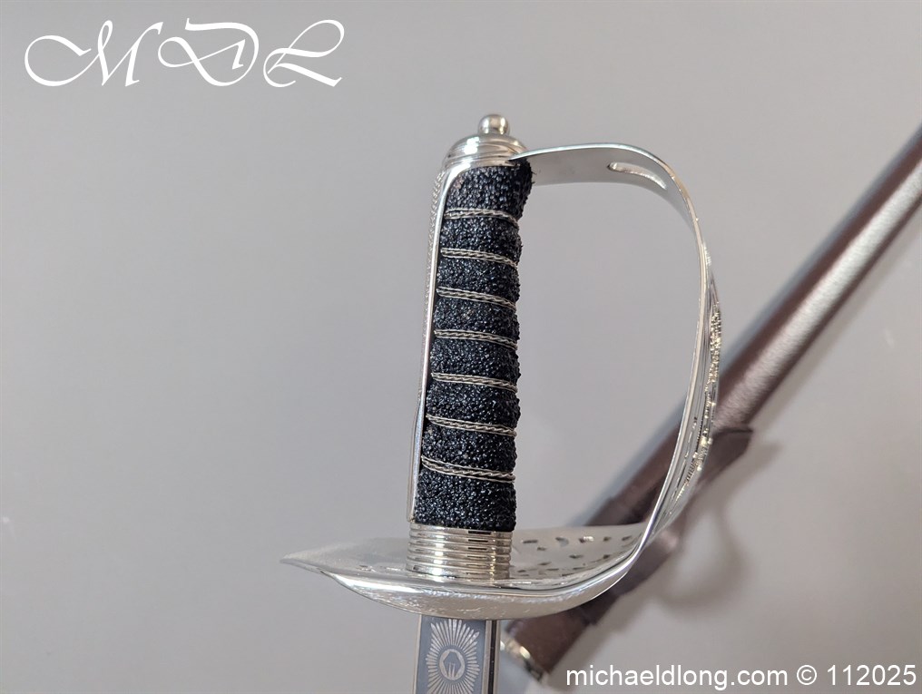 British ER 2 Royal Marines Officers Sword - Image 9