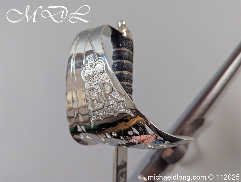 British ER 2 Royal Marines Officers Sword - Image 5