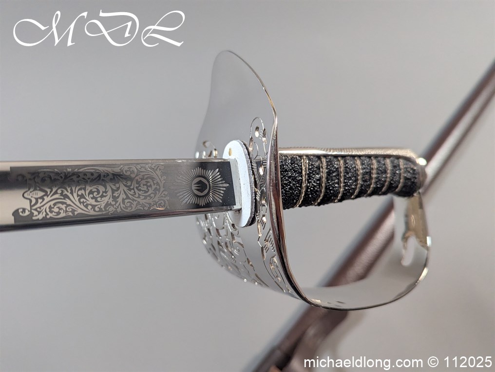British ER 2 Royal Marines Officers Sword - Image 4