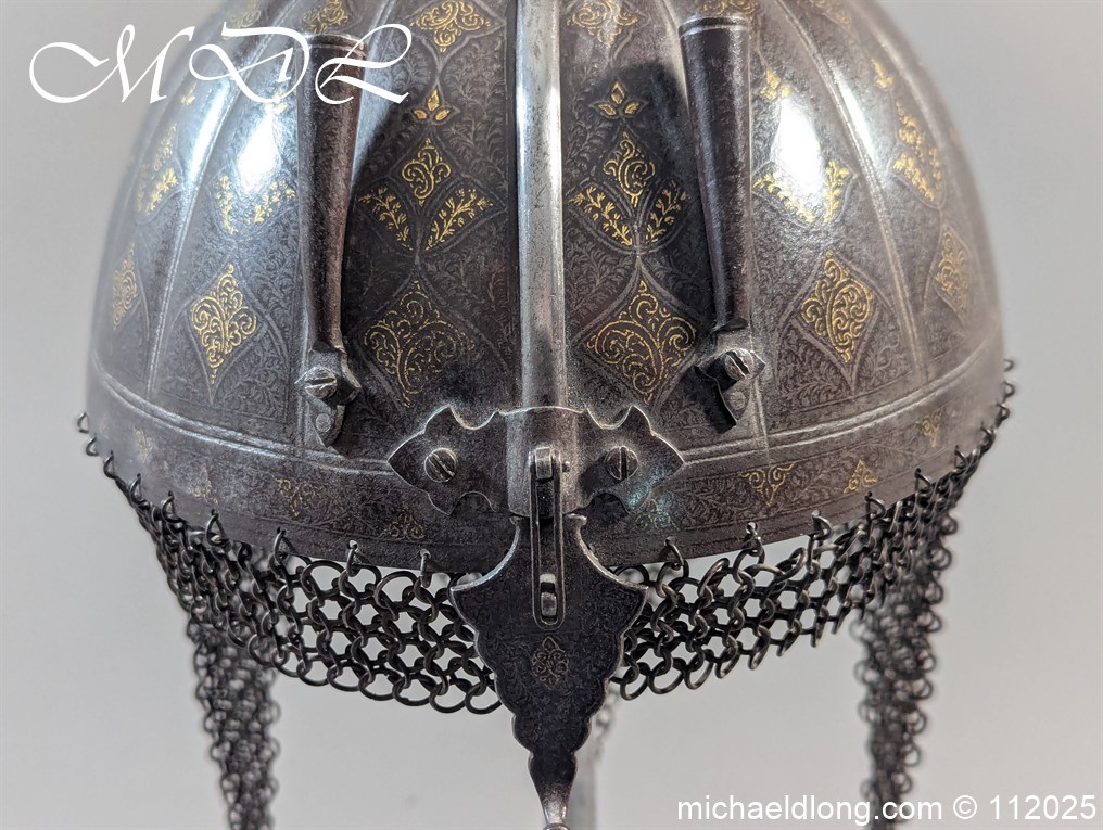 Persian Kula Khud 19th Century Helmet - Image 19