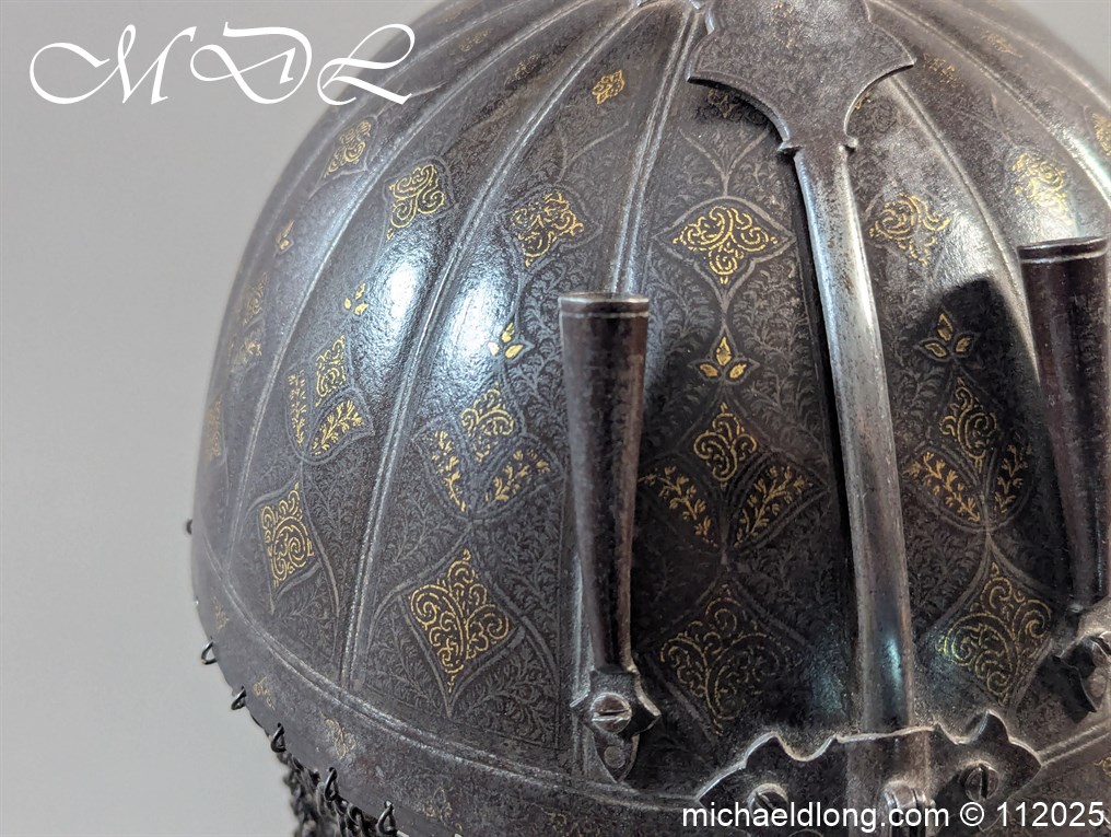 Persian Kula Khud 19th Century Helmet - Image 17
