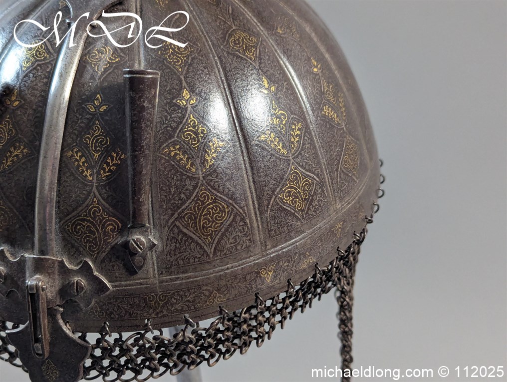Persian Kula Khud 19th Century Helmet - Image 16