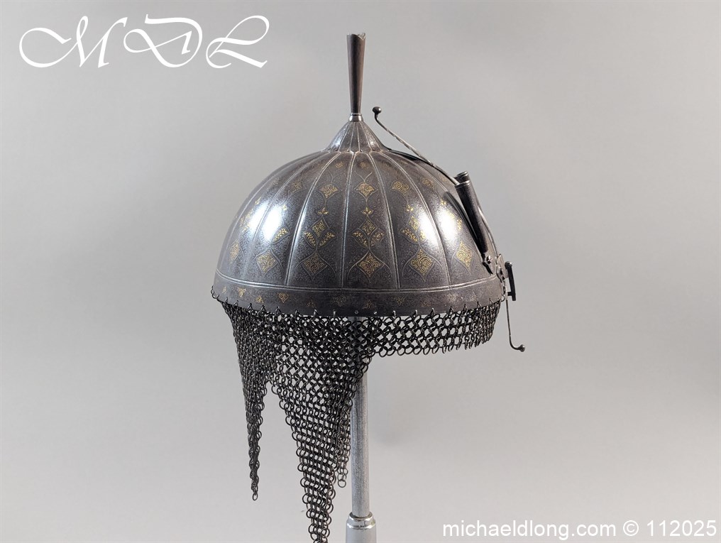 Persian Kula Khud 19th Century Helmet - Image 15