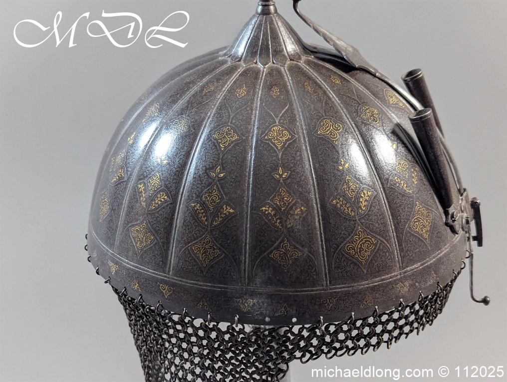 Persian Kula Khud 19th Century Helmet - Image 14