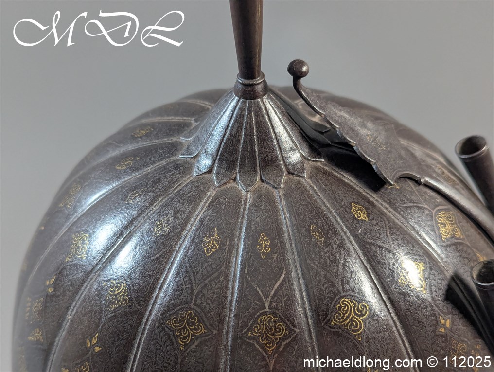 Persian Kula Khud 19th Century Helmet - Image 13