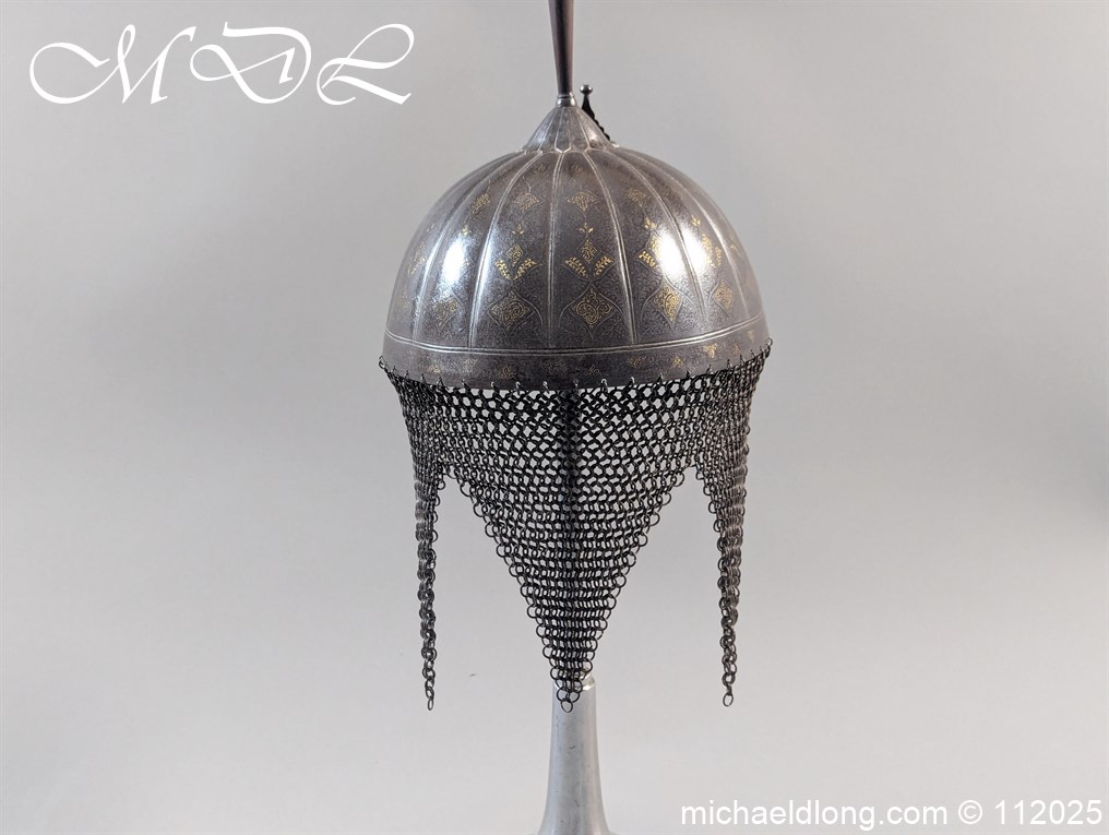 Persian Kula Khud 19th Century Helmet - Image 11