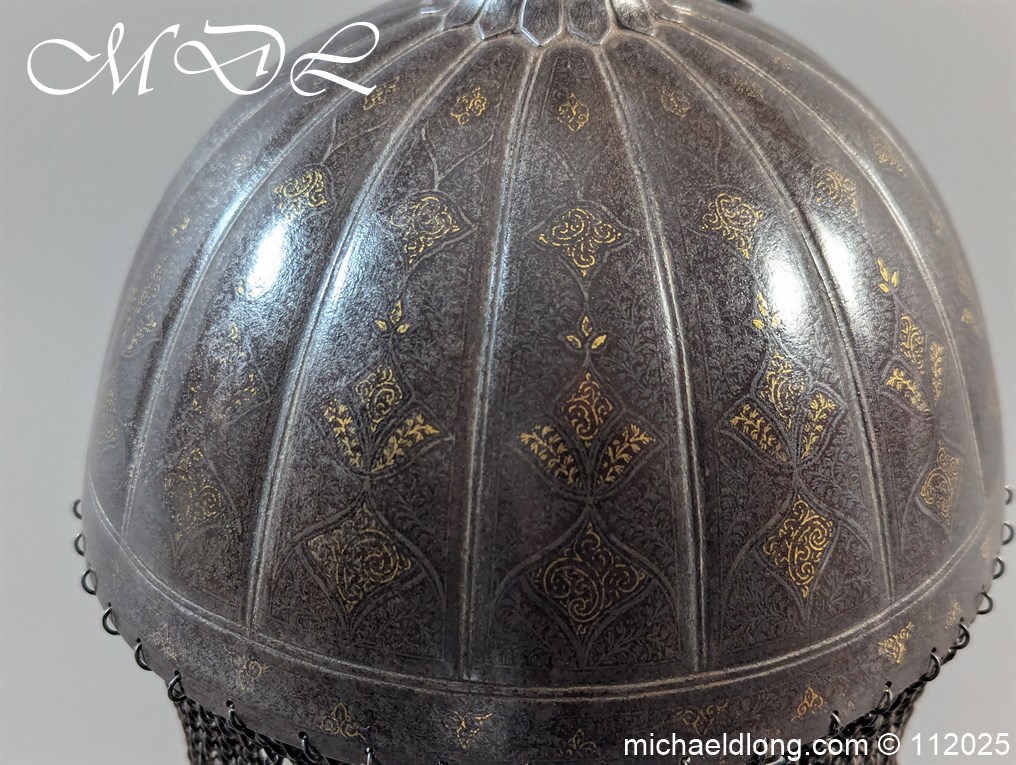 Persian Kula Khud 19th Century Helmet - Image 10