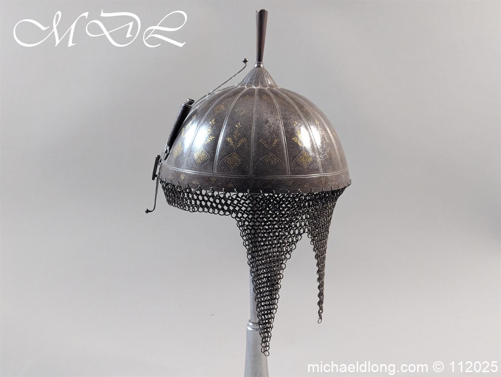 Persian Kula Khud 19th Century Helmet - Image 9