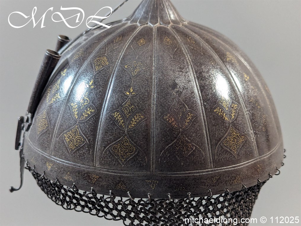 Persian Kula Khud 19th Century Helmet - Image 8