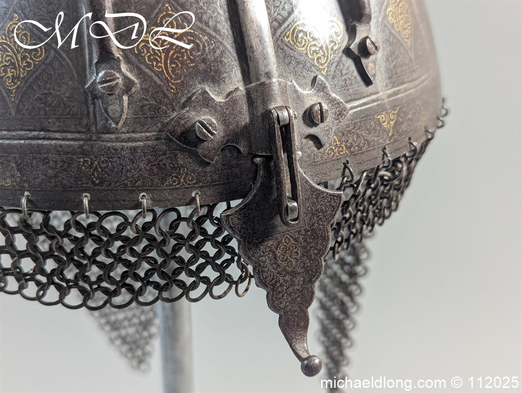 Persian Kula Khud 19th Century Helmet - Image 6