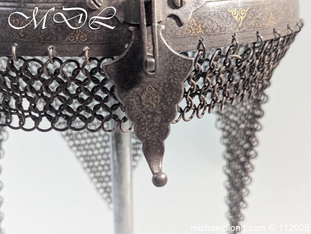 Persian Kula Khud 19th Century Helmet - Image 5