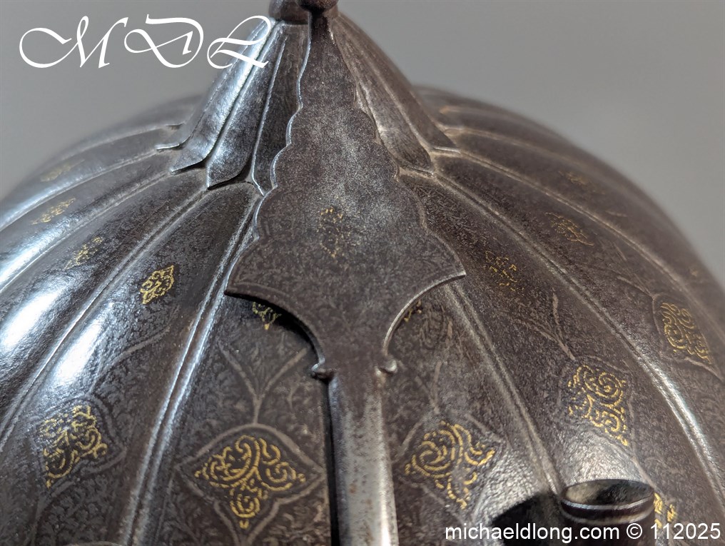 Persian Kula Khud 19th Century Helmet - Image 4