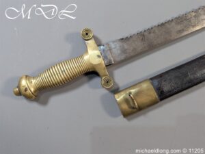 Alternative view of Pioneer Artillery Sawback Side Arm 19c