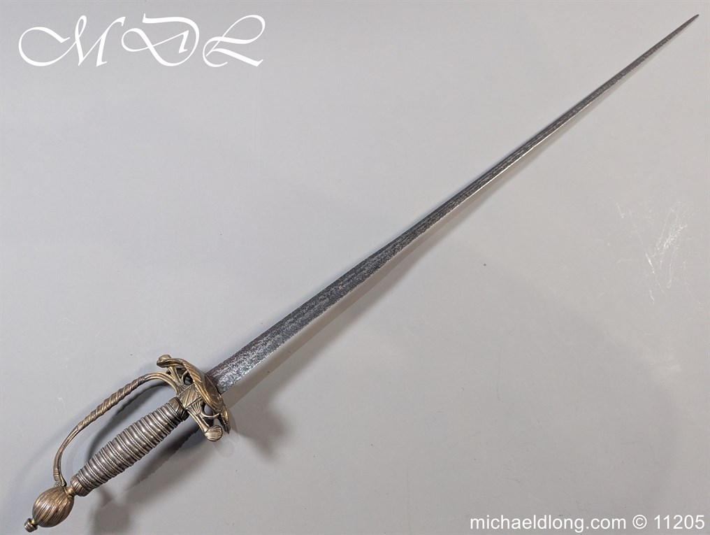 English Small Sword c 1750 - Image 22