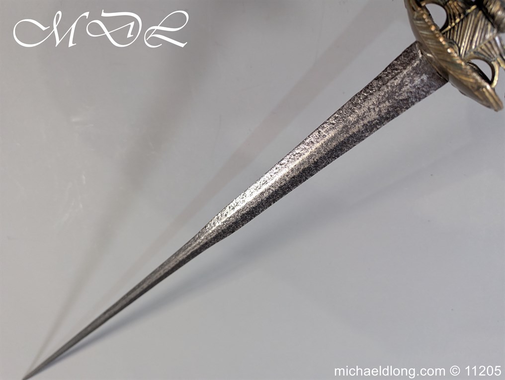 English Small Sword c 1750 - Image 18