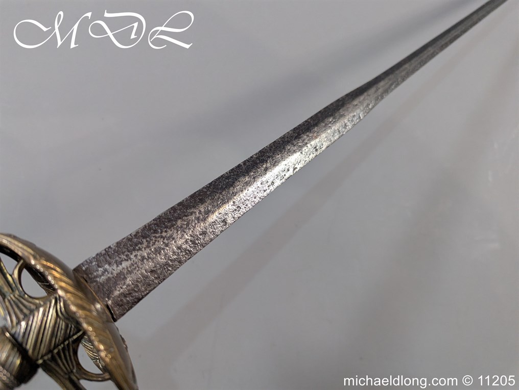 English Small Sword c 1750 - Image 15