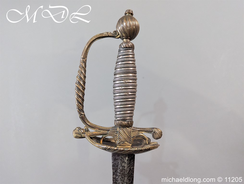 English Small Sword c 1750 - Image 13