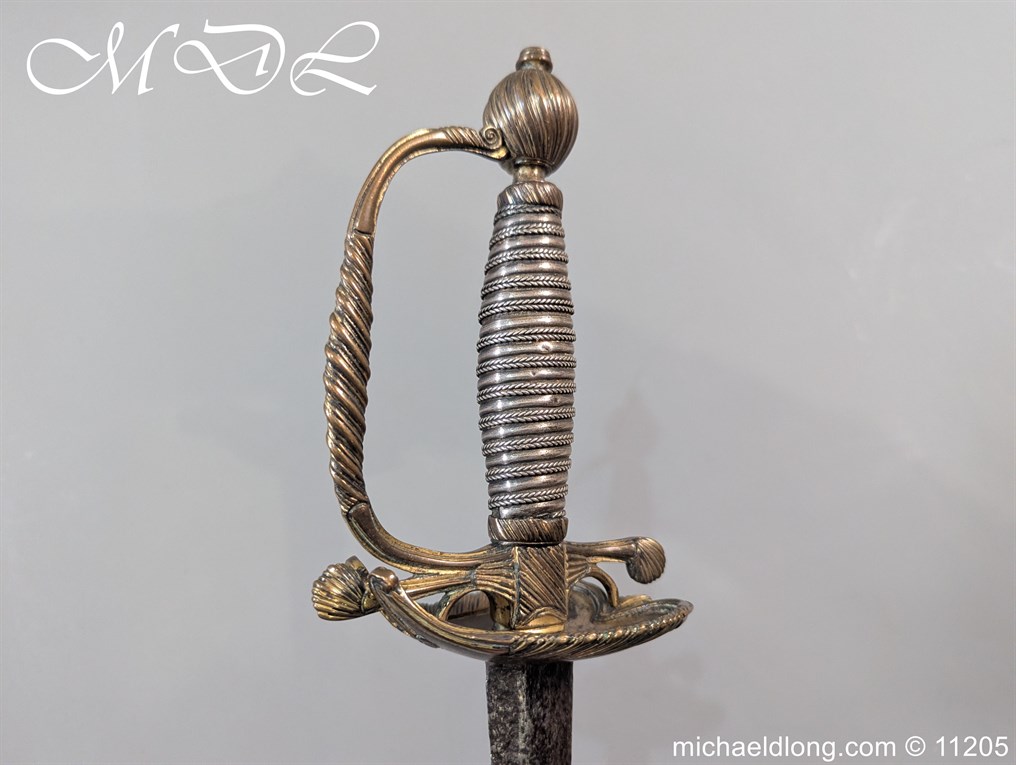 English Small Sword c 1750 - Image 12
