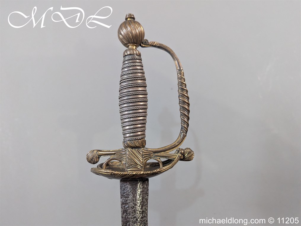 English Small Sword c 1750 - Image 10