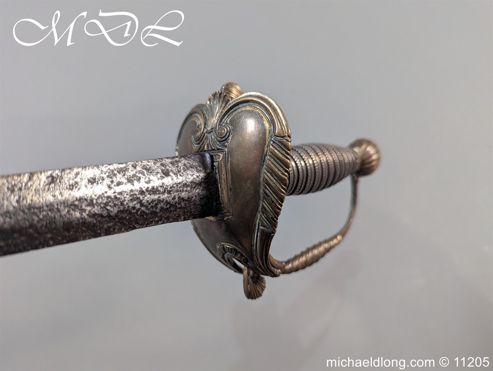 English Small Sword c 1750 - Image 4