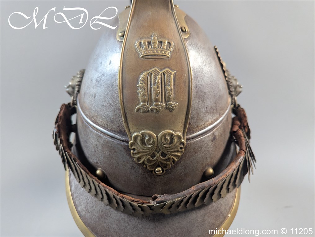 Bavarian Kurassier model 1845 Helmet - Image 19