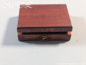 Miniature percussion Cased Pistol and Accessories