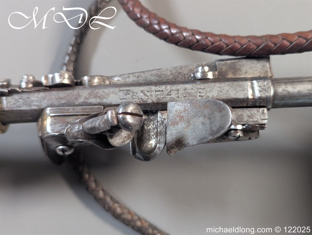 Continental 17th Century Horse Whip Flintlock Pistol - Image 13