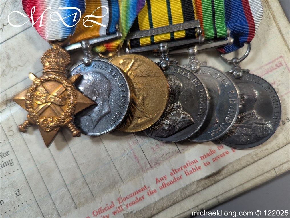 Royal Naval Group of Medals – Somaliland 1920 Ark Royal - Image 31