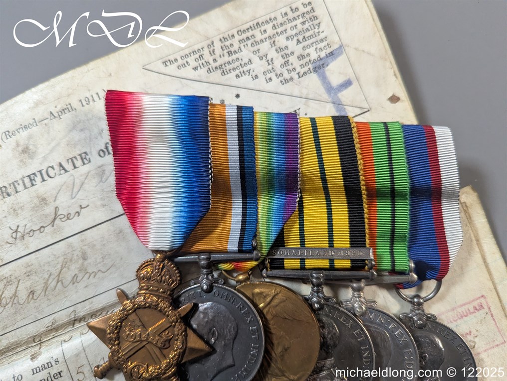 Royal Naval Group of Medals – Somaliland 1920 Ark Royal - Image 30