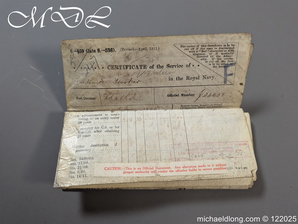 Royal Naval Group of Medals – Somaliland 1920 Ark Royal - Image 29