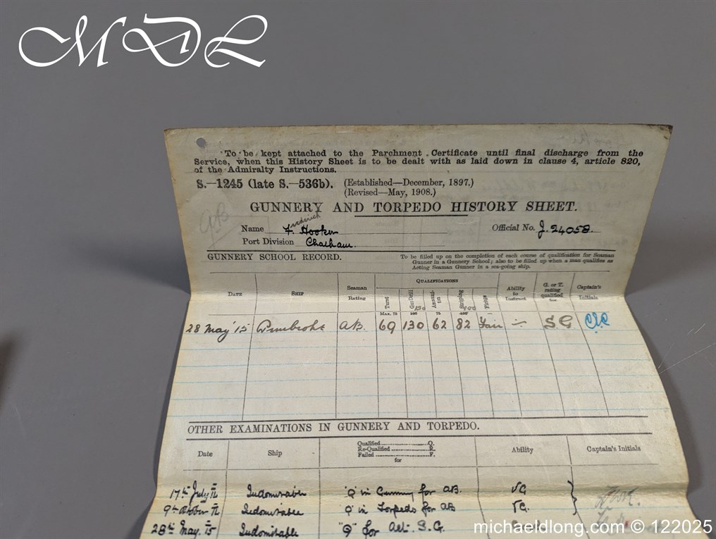 Royal Naval Group of Medals – Somaliland 1920 Ark Royal - Image 21