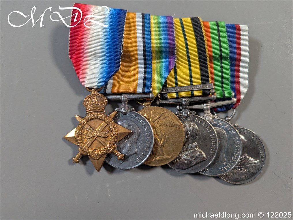 Royal Naval Group of Medals – Somaliland 1920 Ark Royal - Image 20