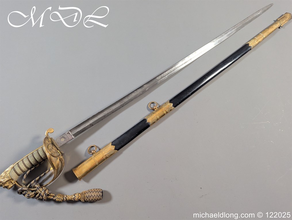 British Royal Naval WW1 Submariner Officers Sword