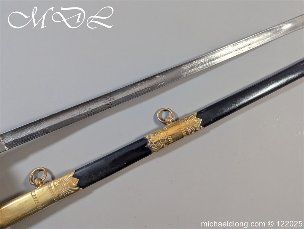 British Royal Naval WW1 Submariner Officers Sword - Image 37