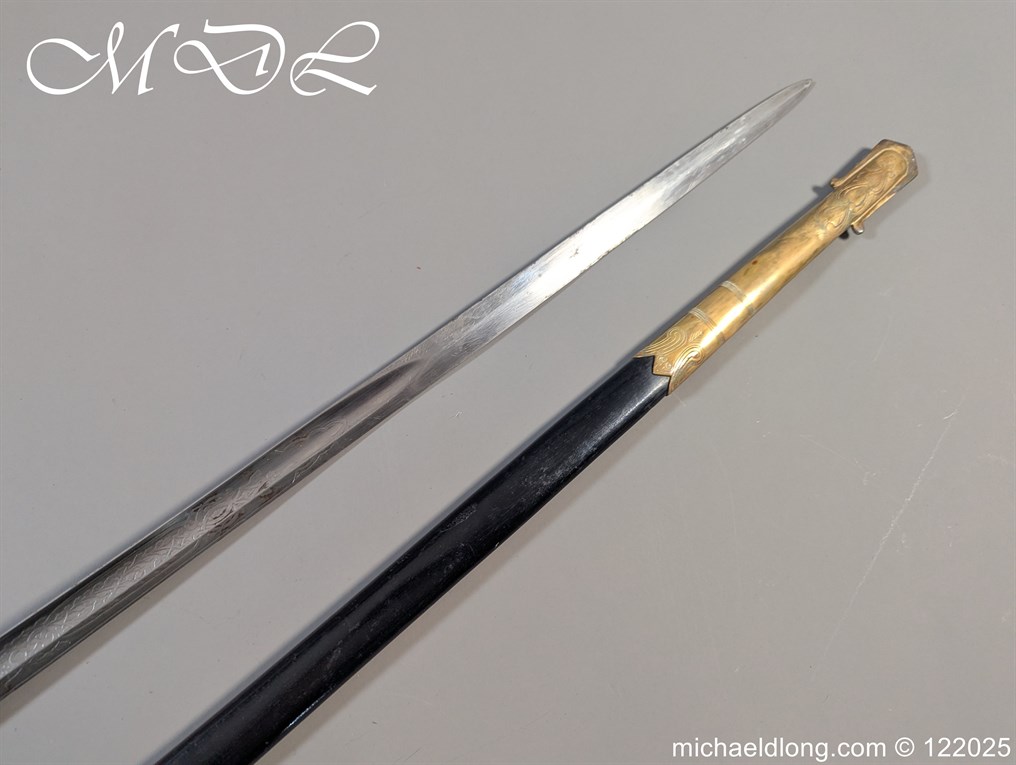 British Royal Naval WW1 Submariner Officers Sword - Image 36