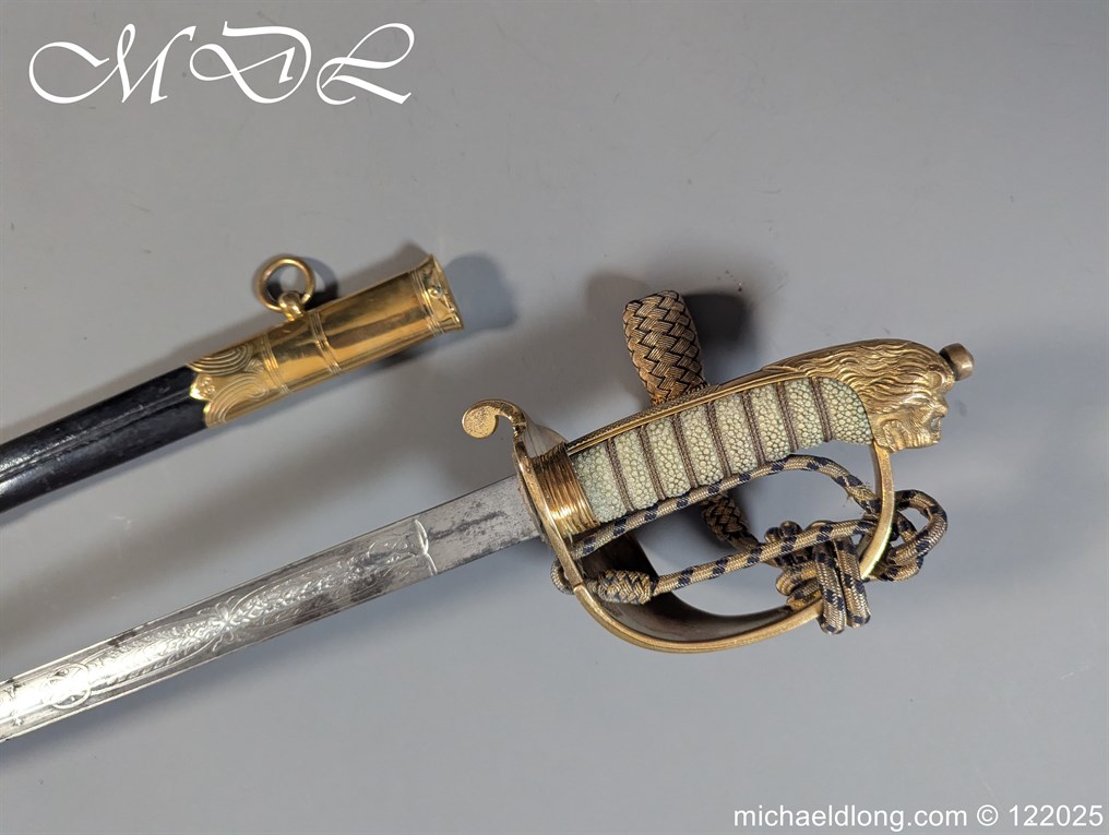 British Royal Naval WW1 Submariner Officers Sword - Image 34