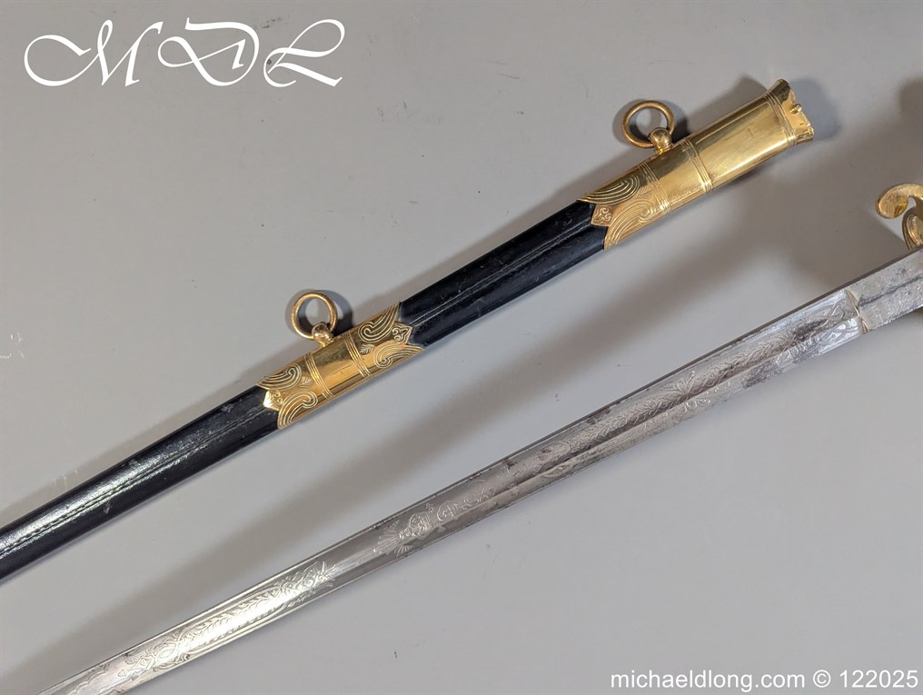 British Royal Naval WW1 Submariner Officers Sword - Image 33