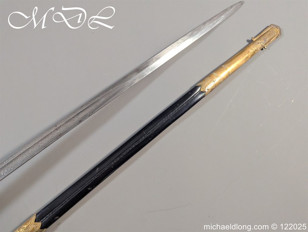 British Royal Naval WW1 Submariner Officers Sword - Image 32