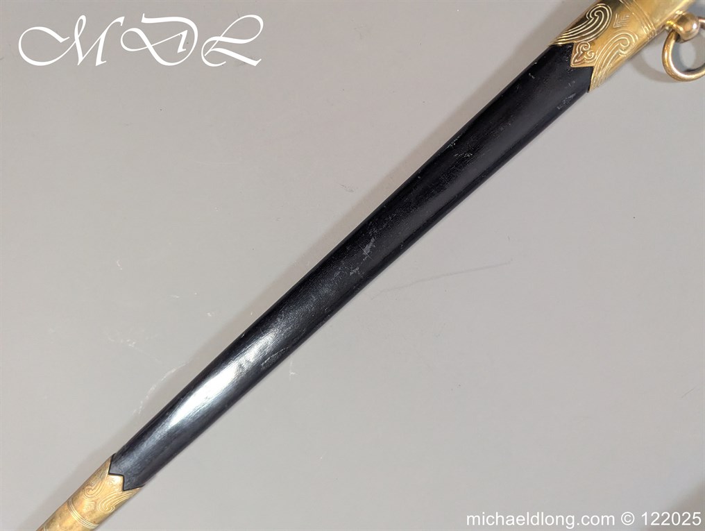 British Royal Naval WW1 Submariner Officers Sword - Image 30