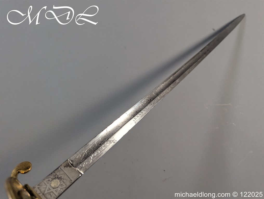 British Royal Naval WW1 Submariner Officers Sword - Image 25