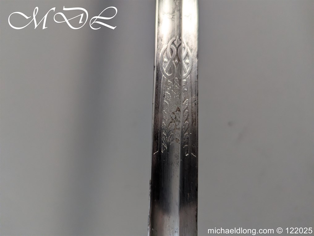 British Royal Naval WW1 Submariner Officers Sword - Image 23