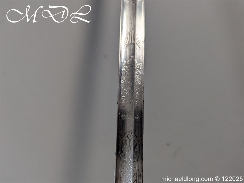 British Royal Naval WW1 Submariner Officers Sword - Image 22