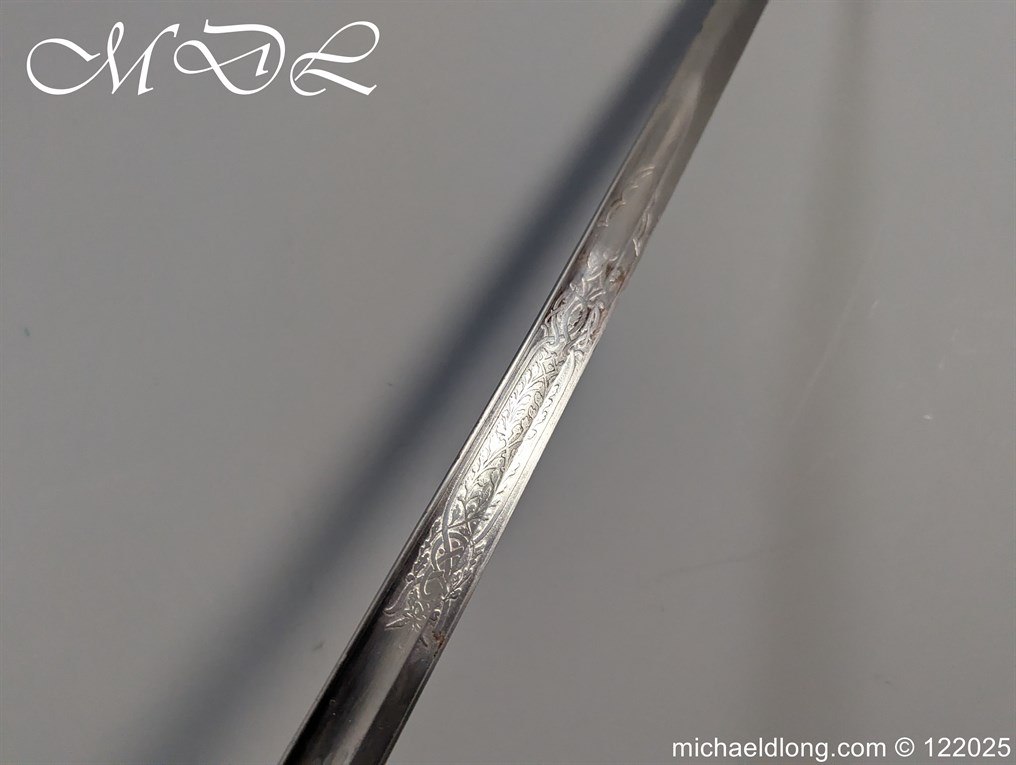 British Royal Naval WW1 Submariner Officers Sword - Image 21