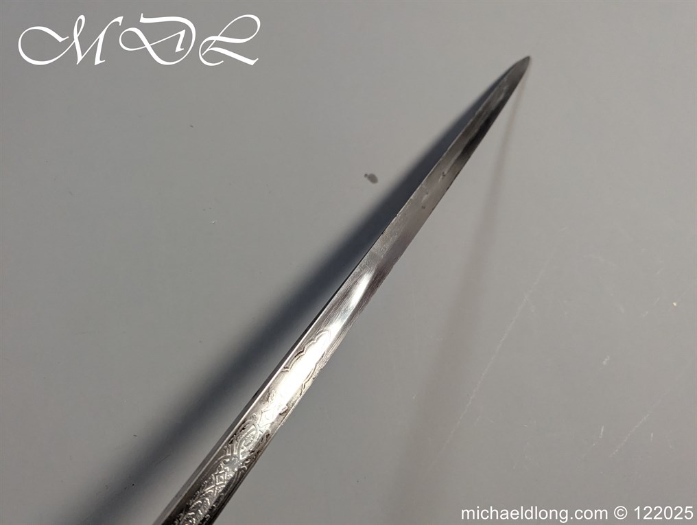 British Royal Naval WW1 Submariner Officers Sword - Image 20