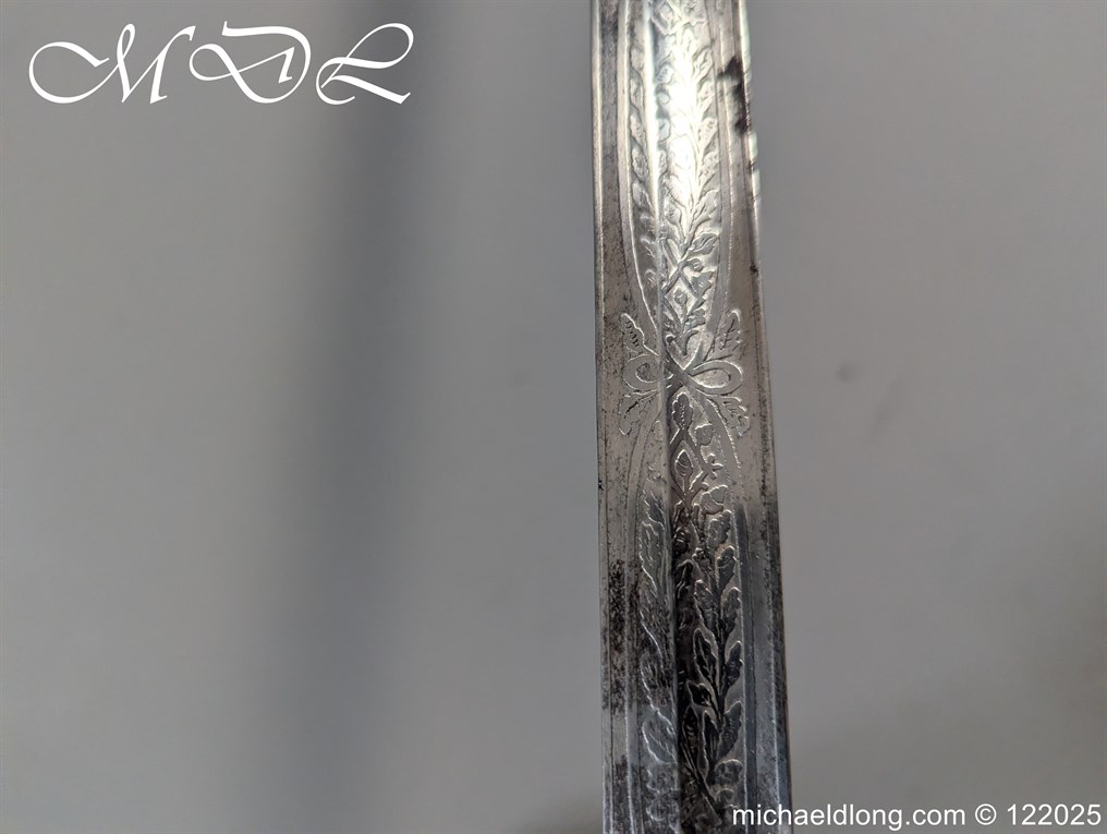 British Royal Naval WW1 Submariner Officers Sword - Image 17