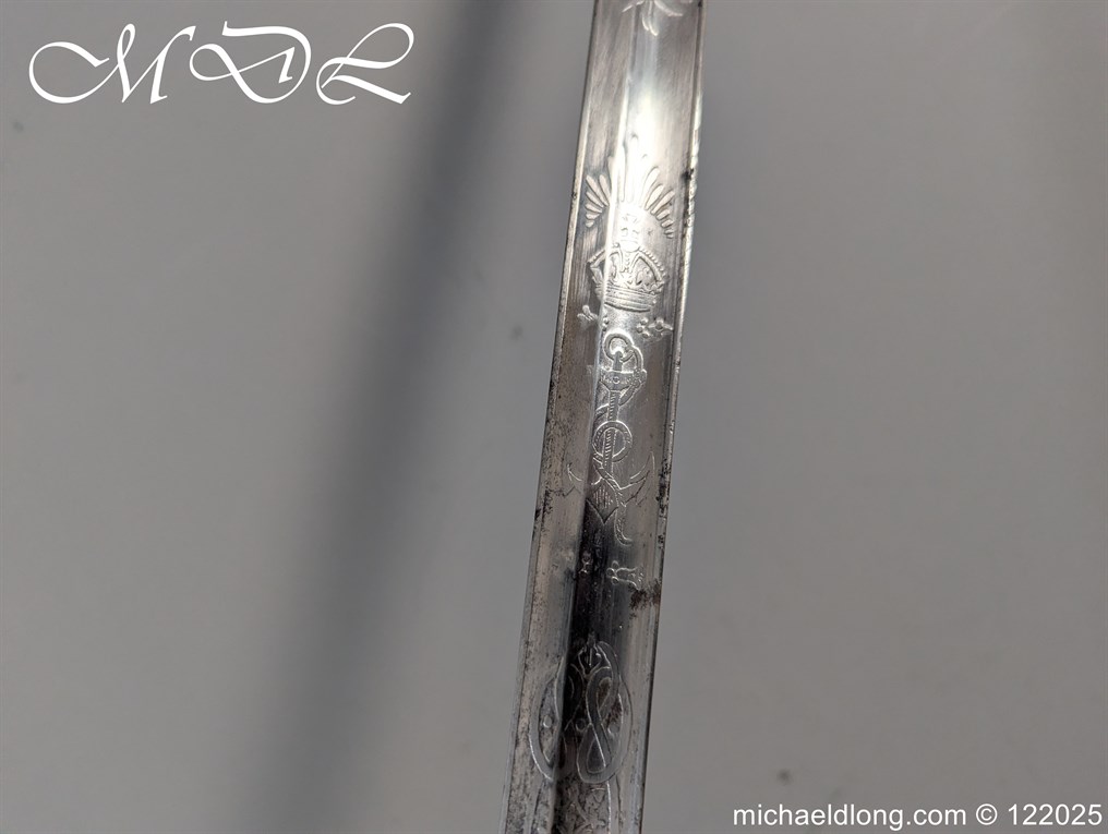 British Royal Naval WW1 Submariner Officers Sword - Image 16